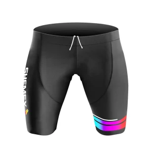 Cuissard cycliste Femme sans bretelles Neoline Rainbow Black