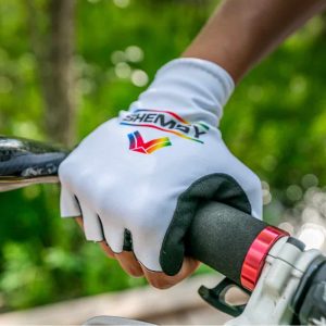 Paire de gants été sublimés Shemsy Blanc