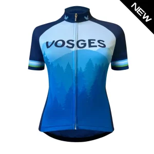 Maillot de cycliste Femme BLUE VOSGES TRAD/MC