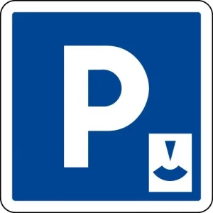 PANNEAU C1B – LIEU AMENAGE POUR LE STATIONNEMENT GRATUIT A DUREE LIMITEE