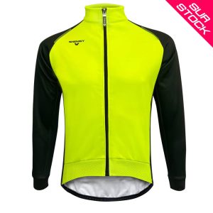 Veste thermique cycliste MIXTE hiver Switch Fluo